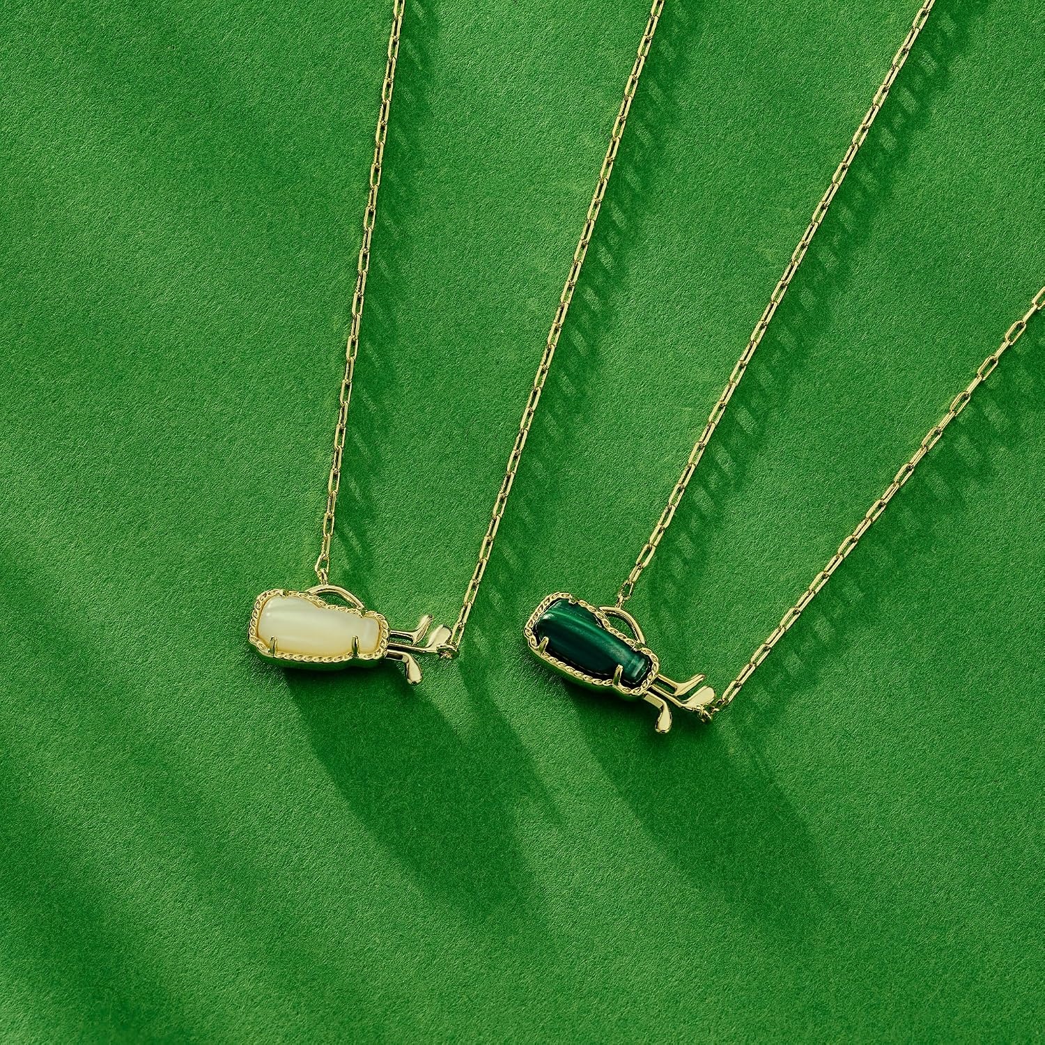image:imageKendra Scott Golf Short Pendant Necklace Fashion Jewelry for WomenRHODIUMIVORY MOTHER OF PEARL