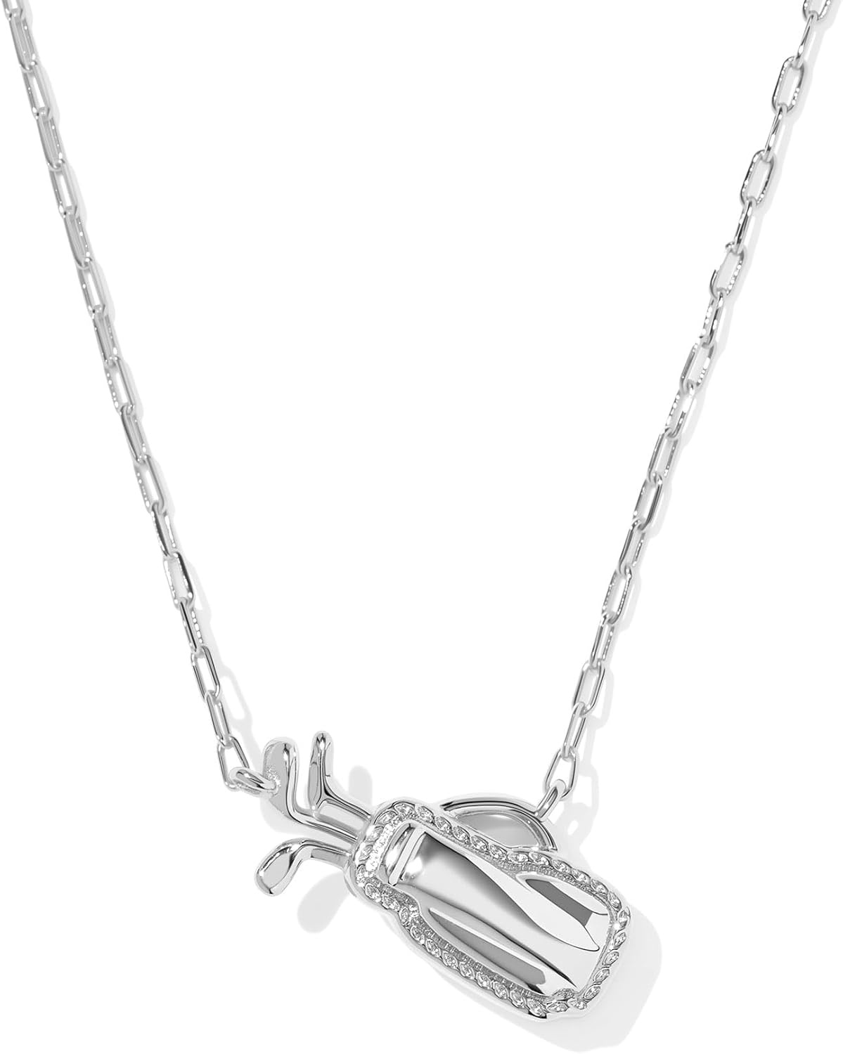 image:imageKendra Scott Golf Short Pendant Necklace Fashion Jewelry for WomenRHODIUMIVORY MOTHER OF PEARL