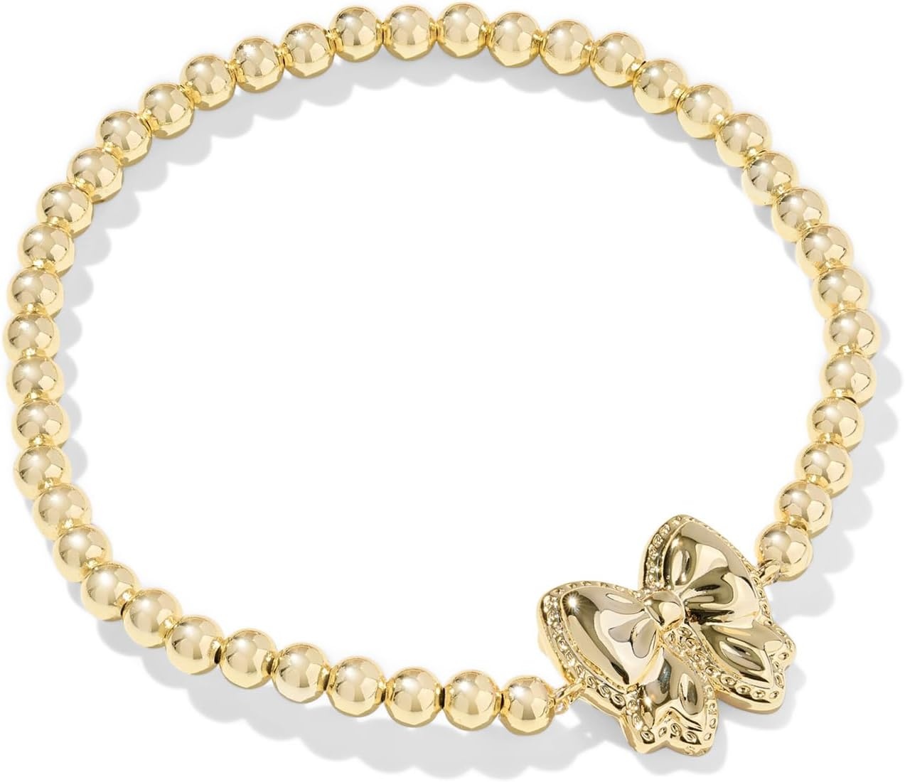 image:imageKendra Scott Haley Bow Stretch Bracelet Fashion Jewelry for WomenGold Scarlet Red Mother of Pearl