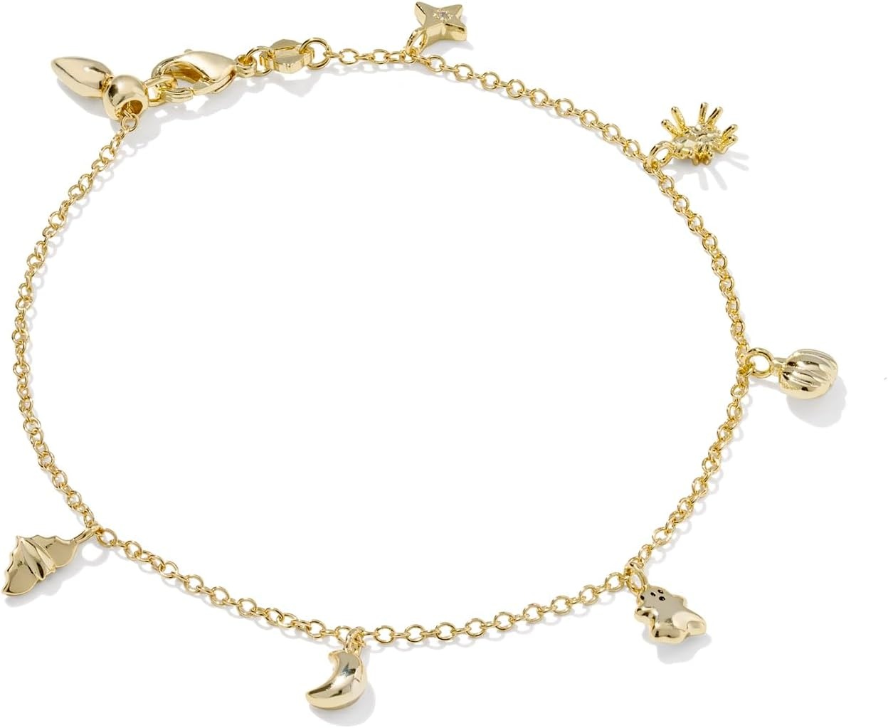 image:imageKendra Scott Halloween Delicate Chain Bracelet 14K GoldPlated Brass Fashion Jewelry for Women Multi Mix