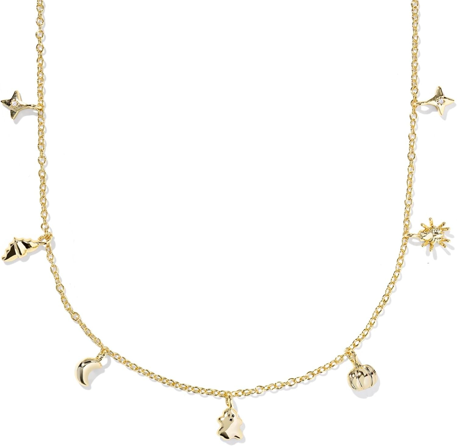 image:imageKendra Scott Halloween Strand Necklace 14K GoldPlated Brass Fashion Jewelry for Women Multi Mix