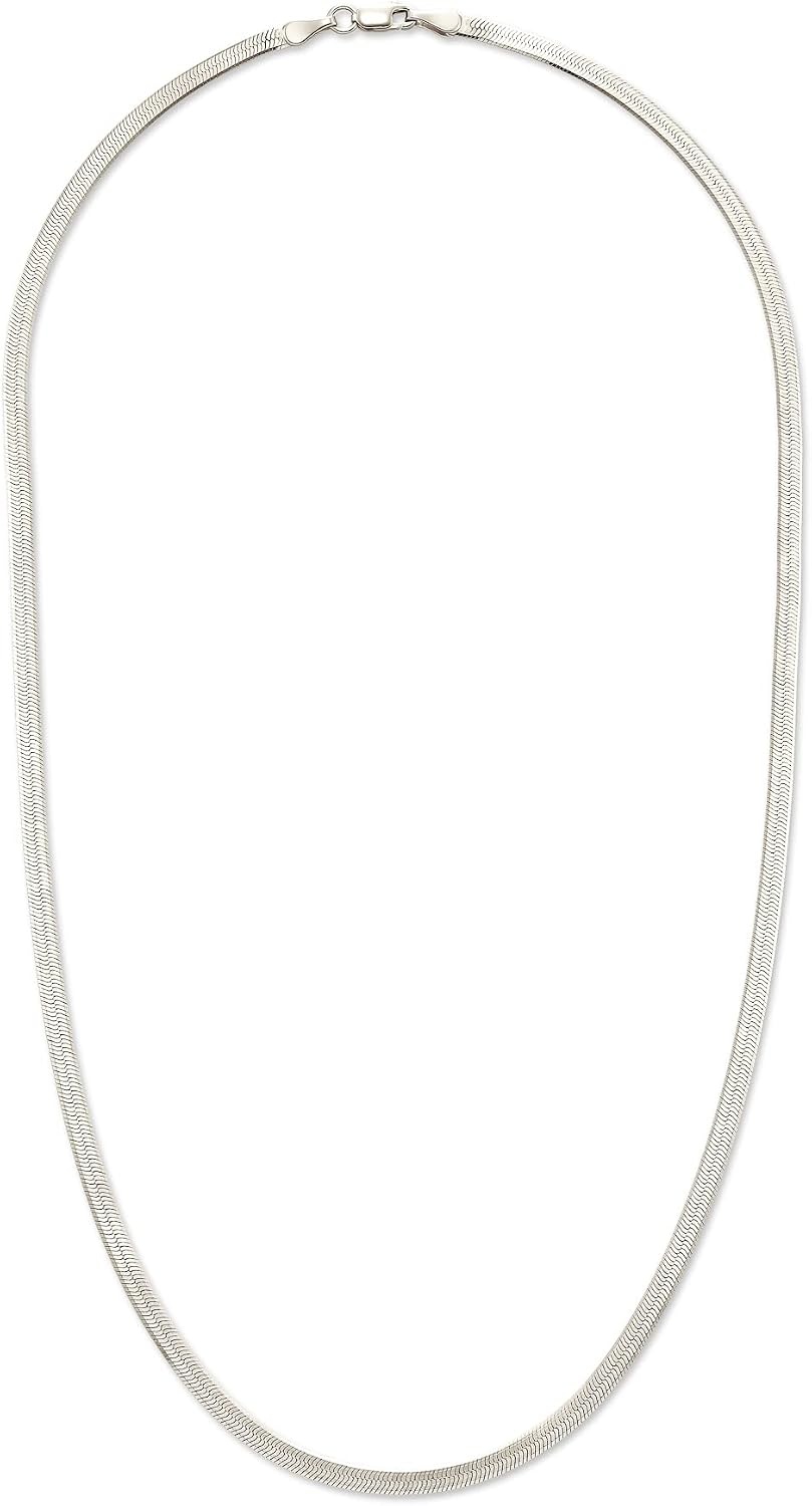 image:imageKendra Scott Herringbone Chain Bracelet in Sterling Silver DemiFine Jewelry for Women SmallMedium