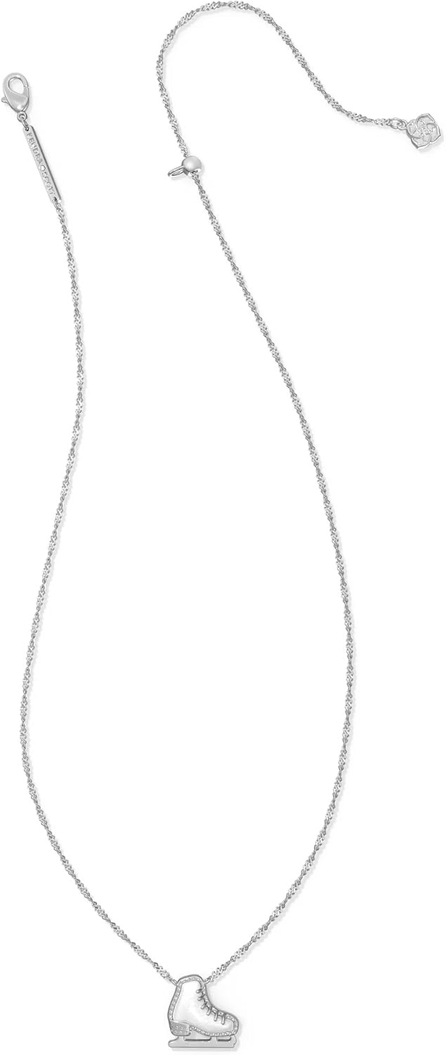 image:imageKendra Scott Ice Skate Short Pendant Necklace Fashion Jewelry for WomenRHODIUMPLATED
