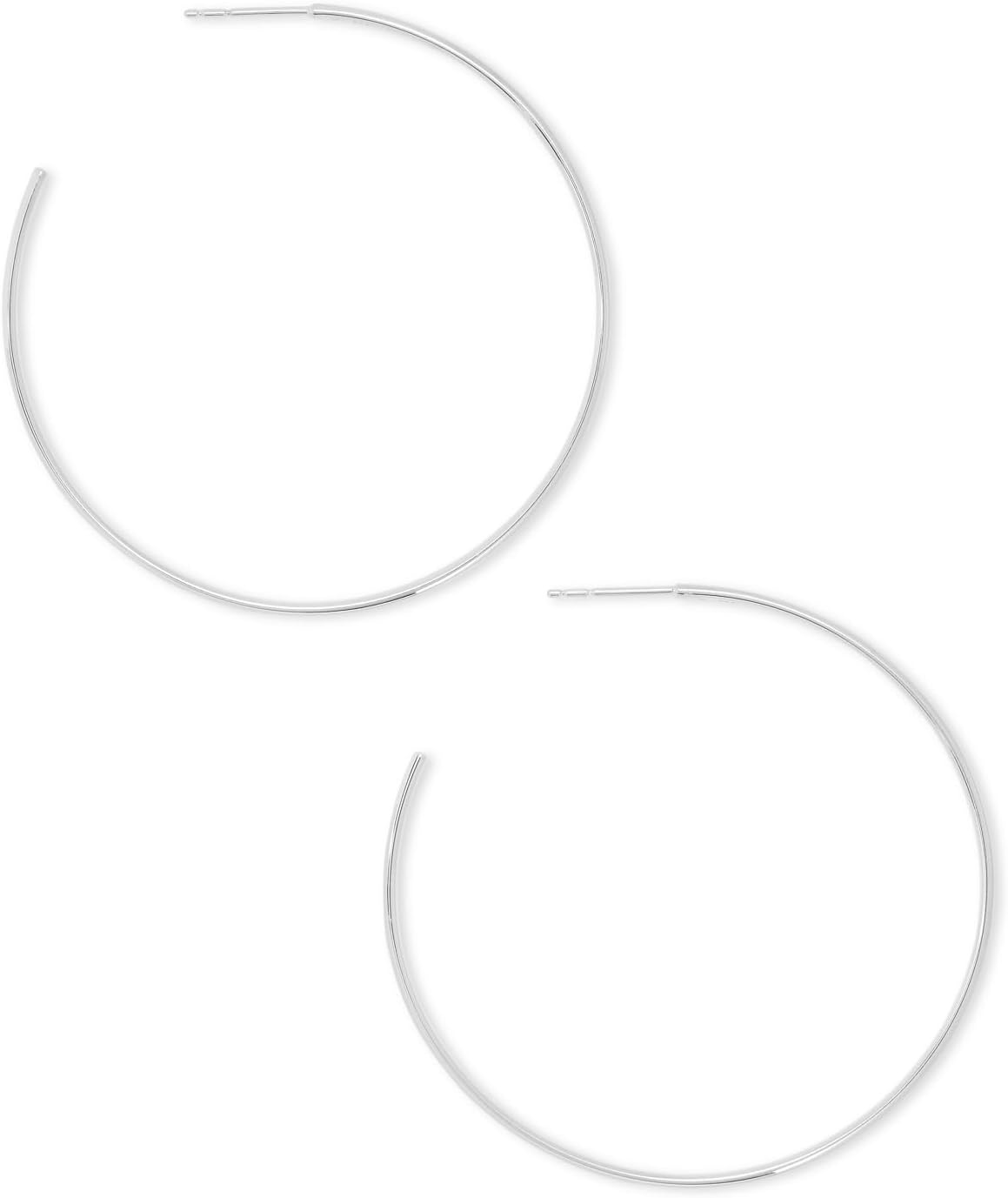 image:imageKendra Scott Keeley Hoop Earrings in Sterling Silver DemiFine Jewelry for Women