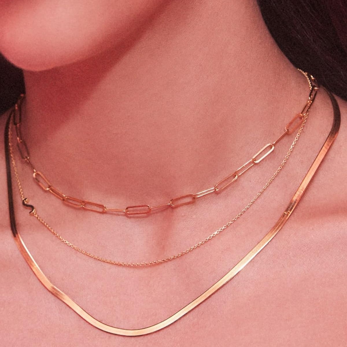 image:imageKendra Scott Large Paperclip Chain Necklace18K YELLOW GOLD VERMEIL