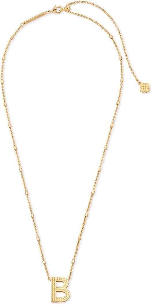 image:imageKendra Scott Letters AZ Pendant Necklace for Women Fashion Jewelry 14k GoldPlated BrassLetter B