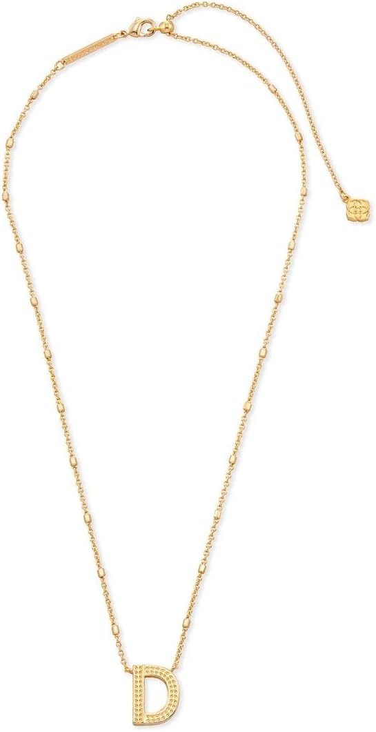image:imageKendra Scott Letters AZ Pendant Necklace for Women Fashion Jewelry 14k GoldPlated BrassLetter D