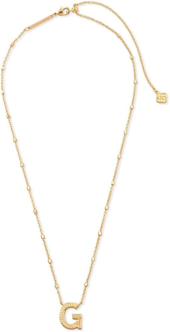 image:imageKendra Scott Letters AZ Pendant Necklace for Women Fashion Jewelry 14k GoldPlated BrassLetter G