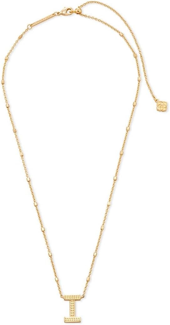 image:imageKendra Scott Letters AZ Pendant Necklace for Women Fashion Jewelry 14k GoldPlated BrassLetter I
