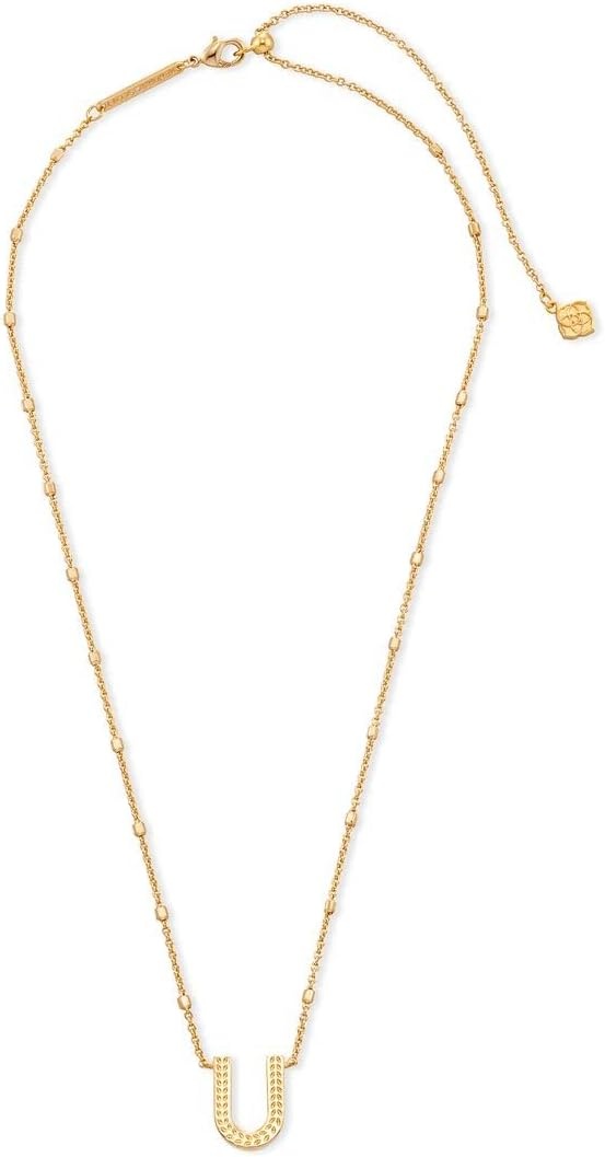 image:imageKendra Scott Letters AZ Pendant Necklace for Women Fashion Jewelry 14k GoldPlated BrassLetter U