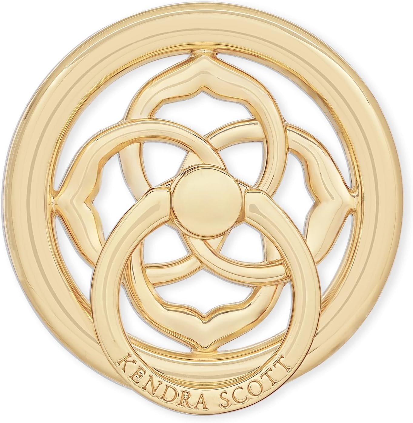image:imageKendra Scott Magnetic Phone Ring Grip with Stand Removable and Collapsible Mother of Pearl MedallionGold Medallion
