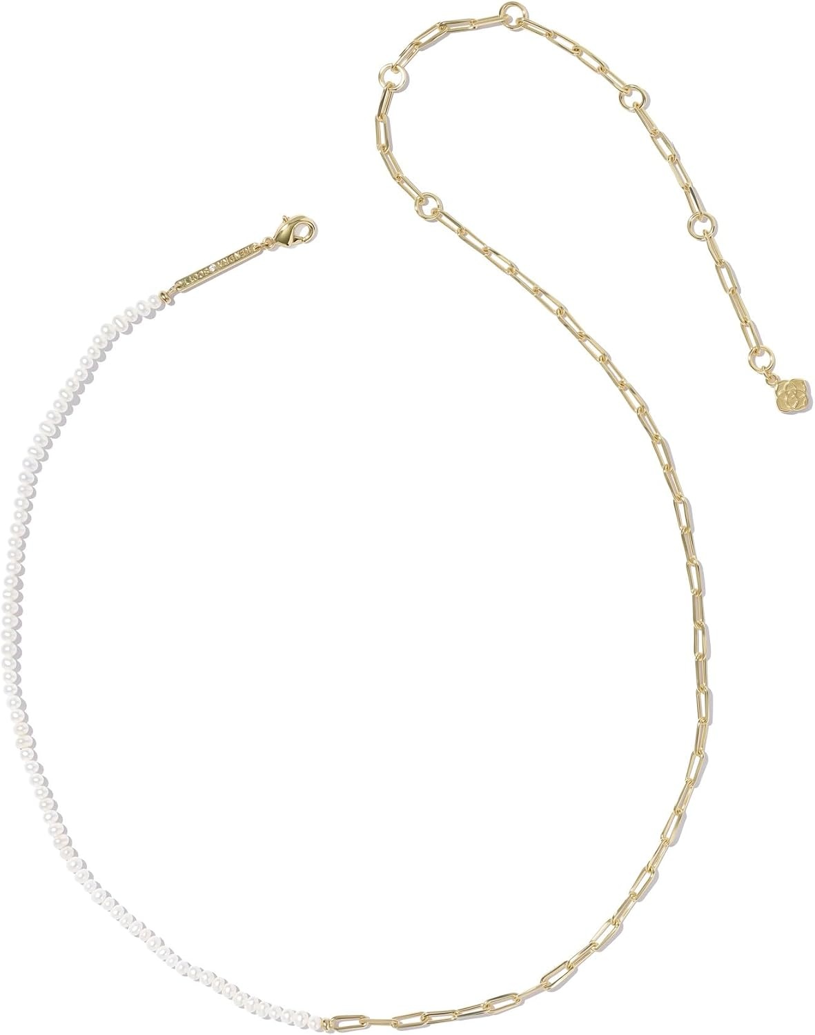 image:imageKendra Scott Markie Half Chain Bracelet in Freshwater Cultured Pearl Fashion Jewelry for WomenGOLDFRESHWATER CULTURED PEARL