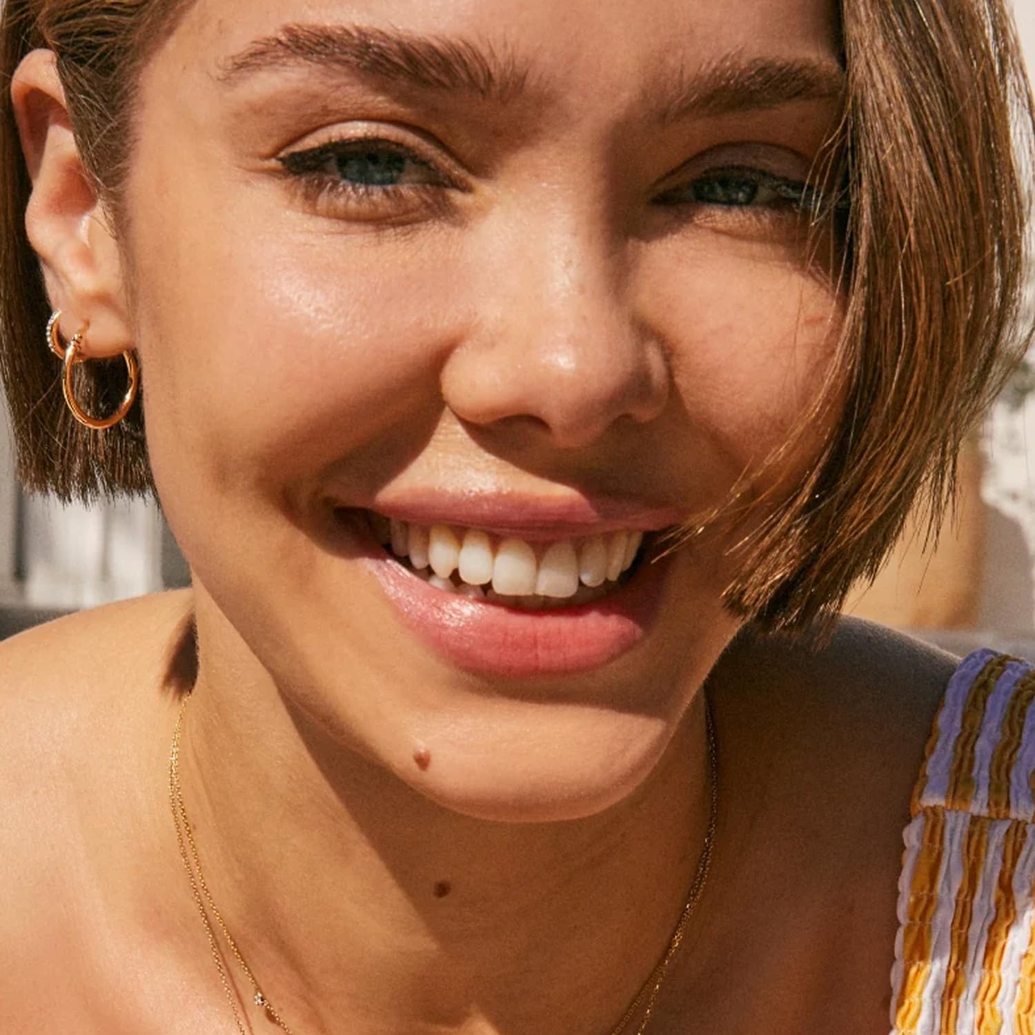 image:imageKendra Scott Mila 14k Gold Huggie Earrings Fine Jewelry for Women