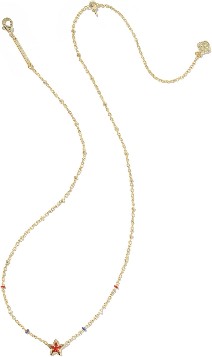 image:imageKendra Scott Mini Cassidy Pendant Necklace Fashion Jewelry for WomenGold Red Illusion