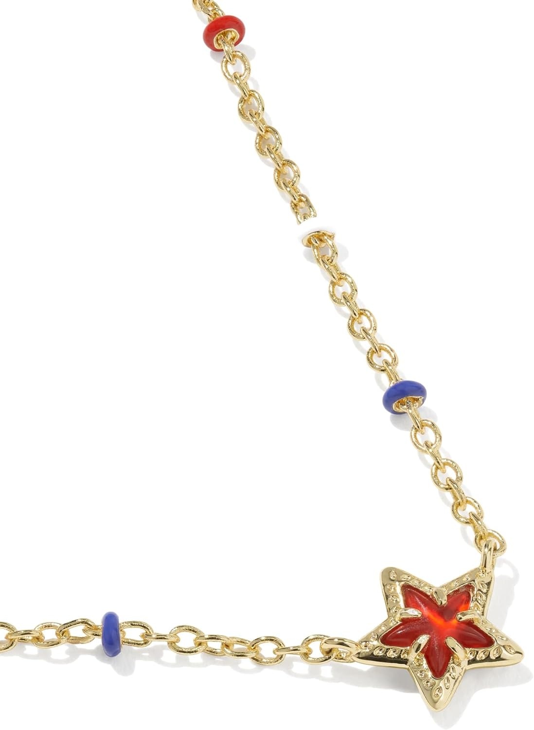 image:imageKendra Scott Mini Cassidy Pendant Necklace Fashion Jewelry for WomenGold Red Illusion