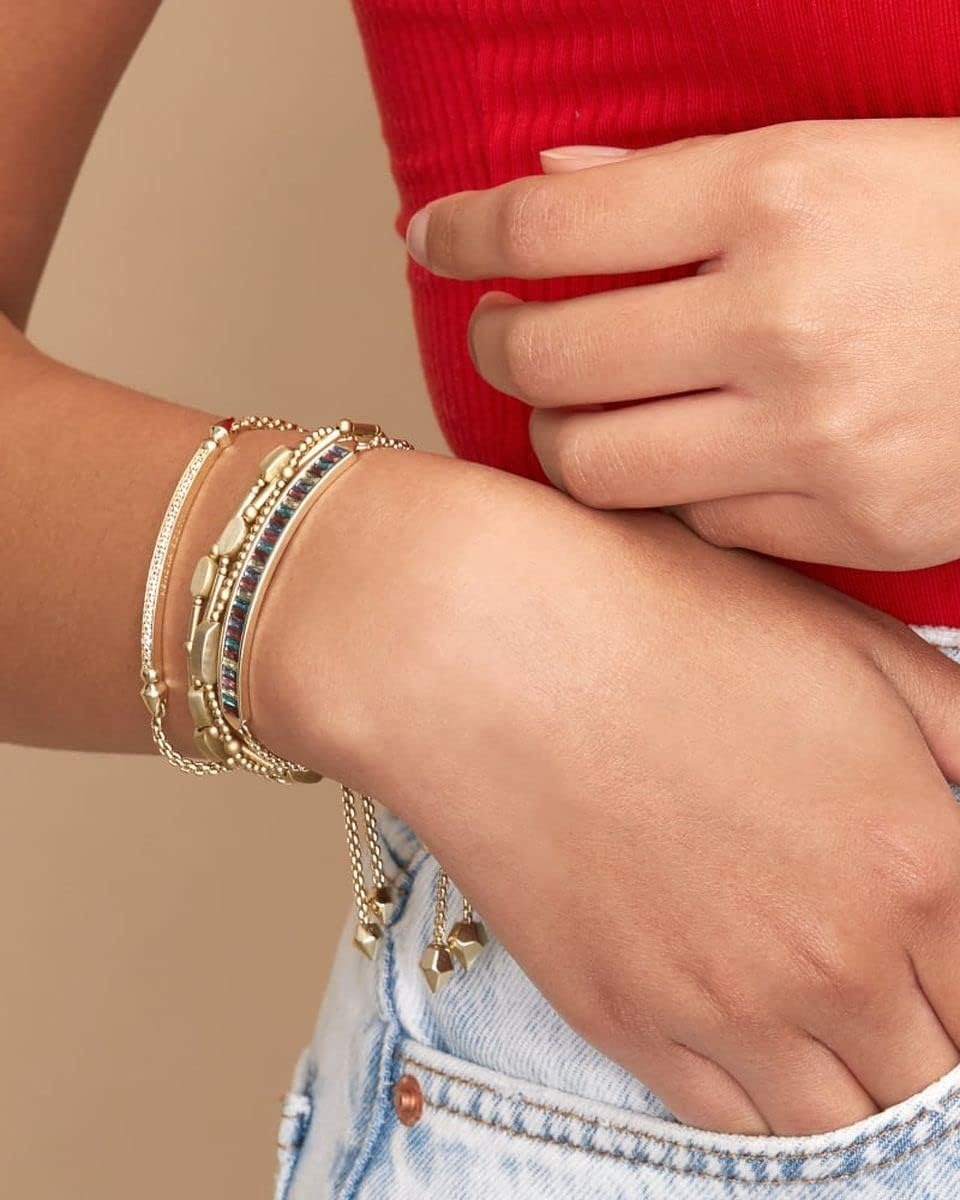 image:imageKendra Scott OTT Adjustable Link Chain Bracelet for WomenRHODIUM RHODIUM METAL