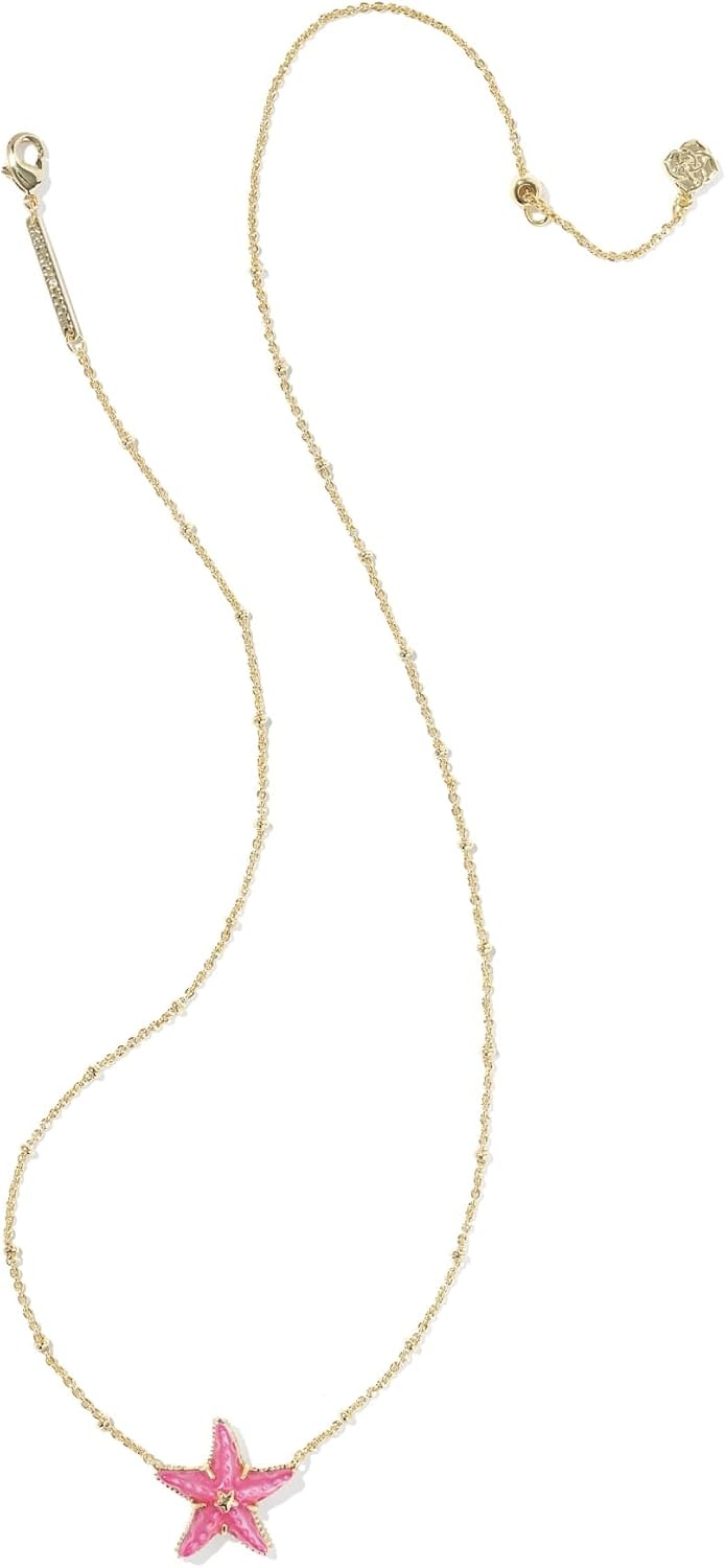 image:imageKendra Scott Parker Starfish Pendant Necklace Fashion Jewelry for WomenGold Bright Pink Mother of Pearl