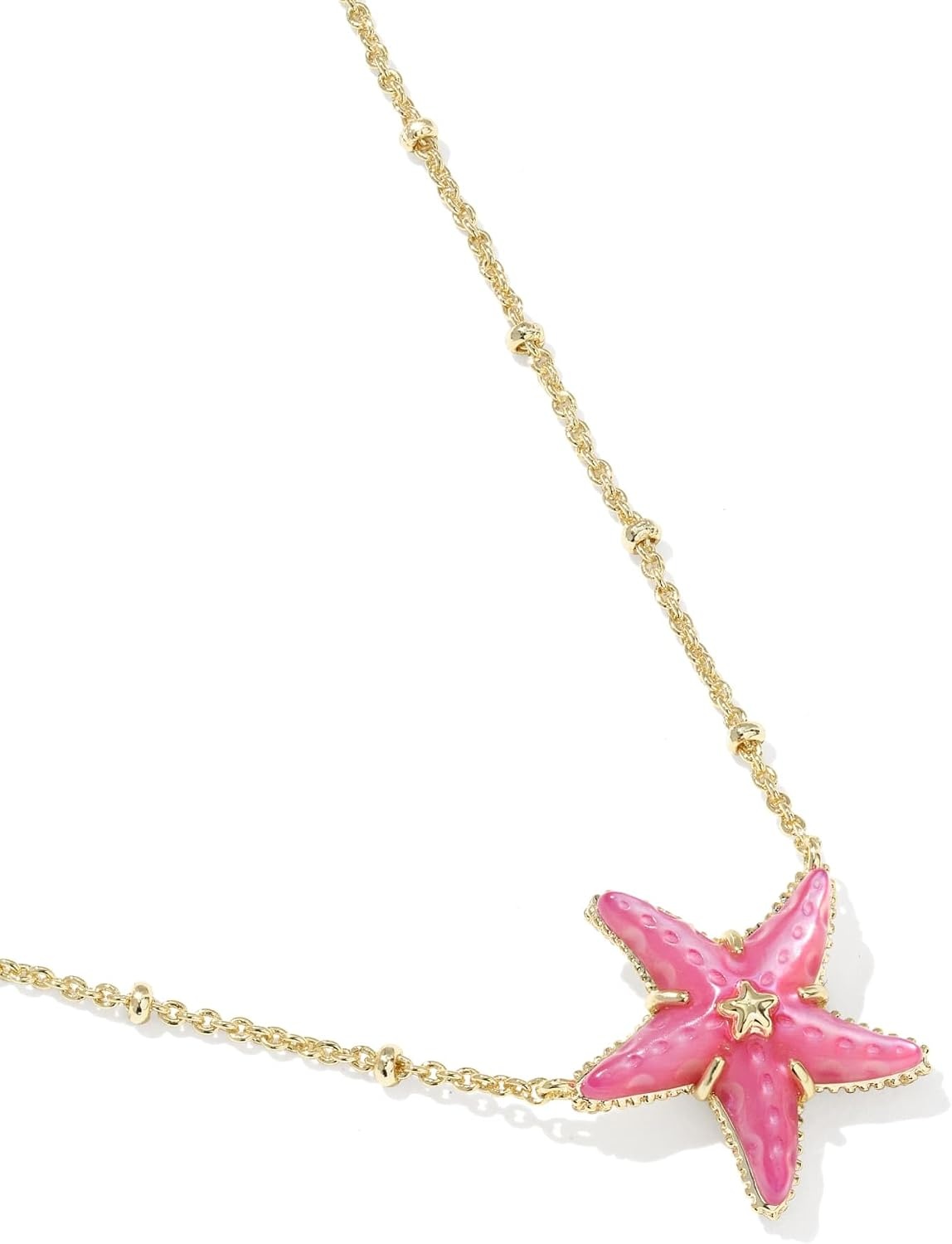 image:imageKendra Scott Parker Starfish Pendant Necklace Fashion Jewelry for WomenGold Bright Pink Mother of Pearl