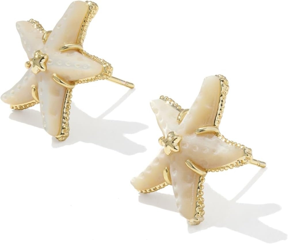 image:imageKendra Scott Parker Starfish Stud Earring Fashion Jewelry for WomenGold Mother of Pearl