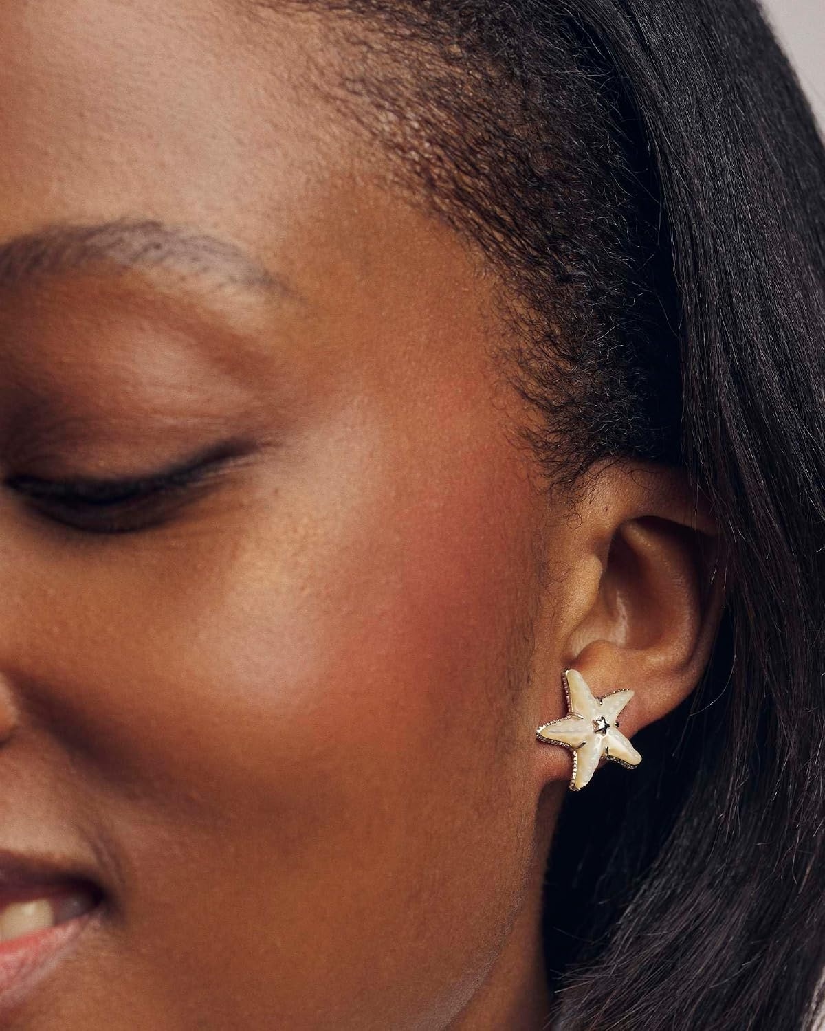 image:imageKendra Scott Parker Starfish Stud Earring Fashion Jewelry for WomenGold Mother of Pearl