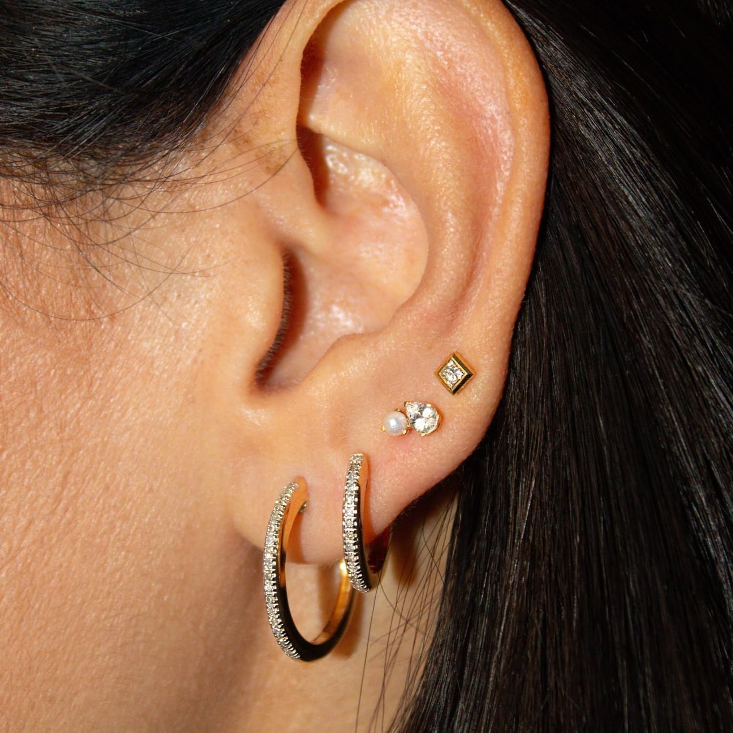 image:imageKendra Scott Penelope 14k Gold Hoop Earrings Fine Jewelry for Women16mm
