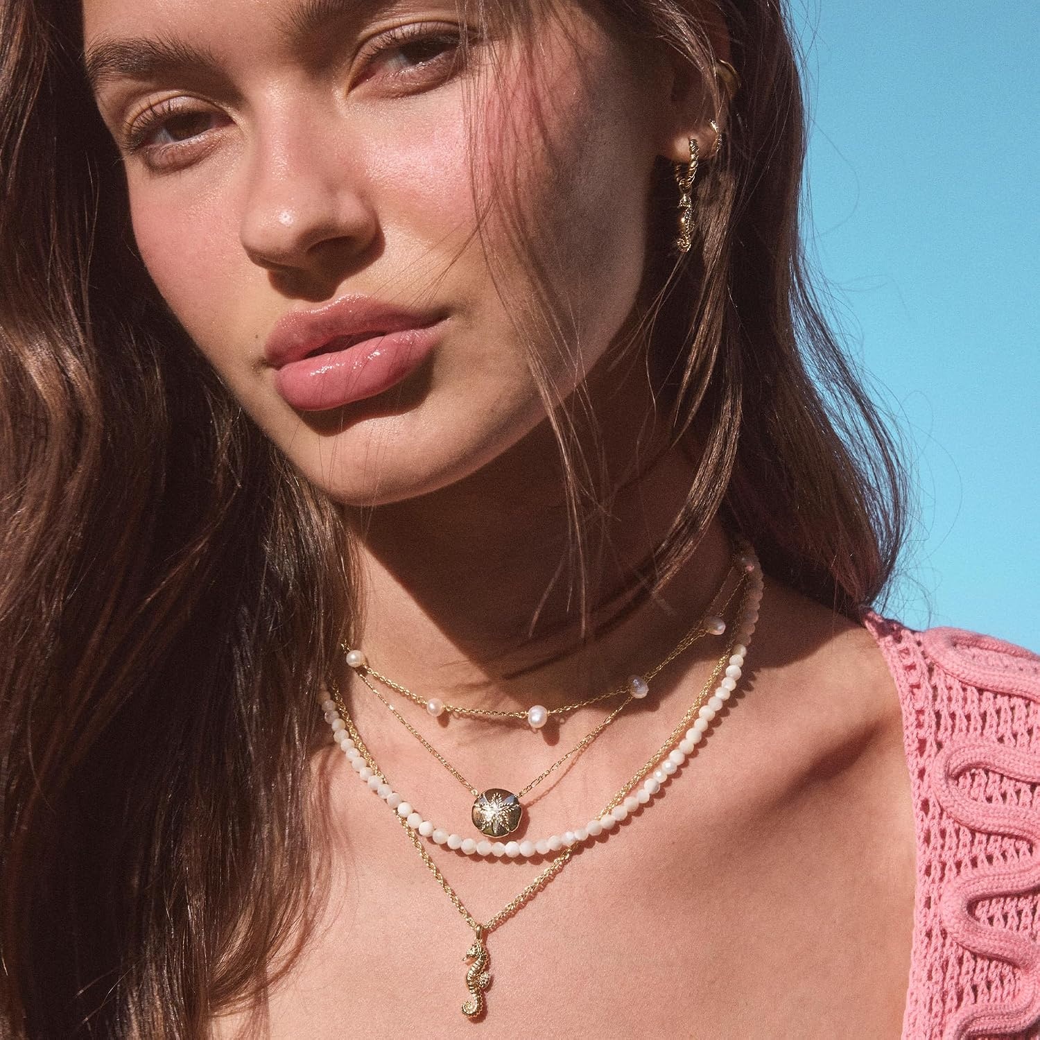 image:imageKendra Scott Seahorse Short Pendant NecklaceGOLD METAL