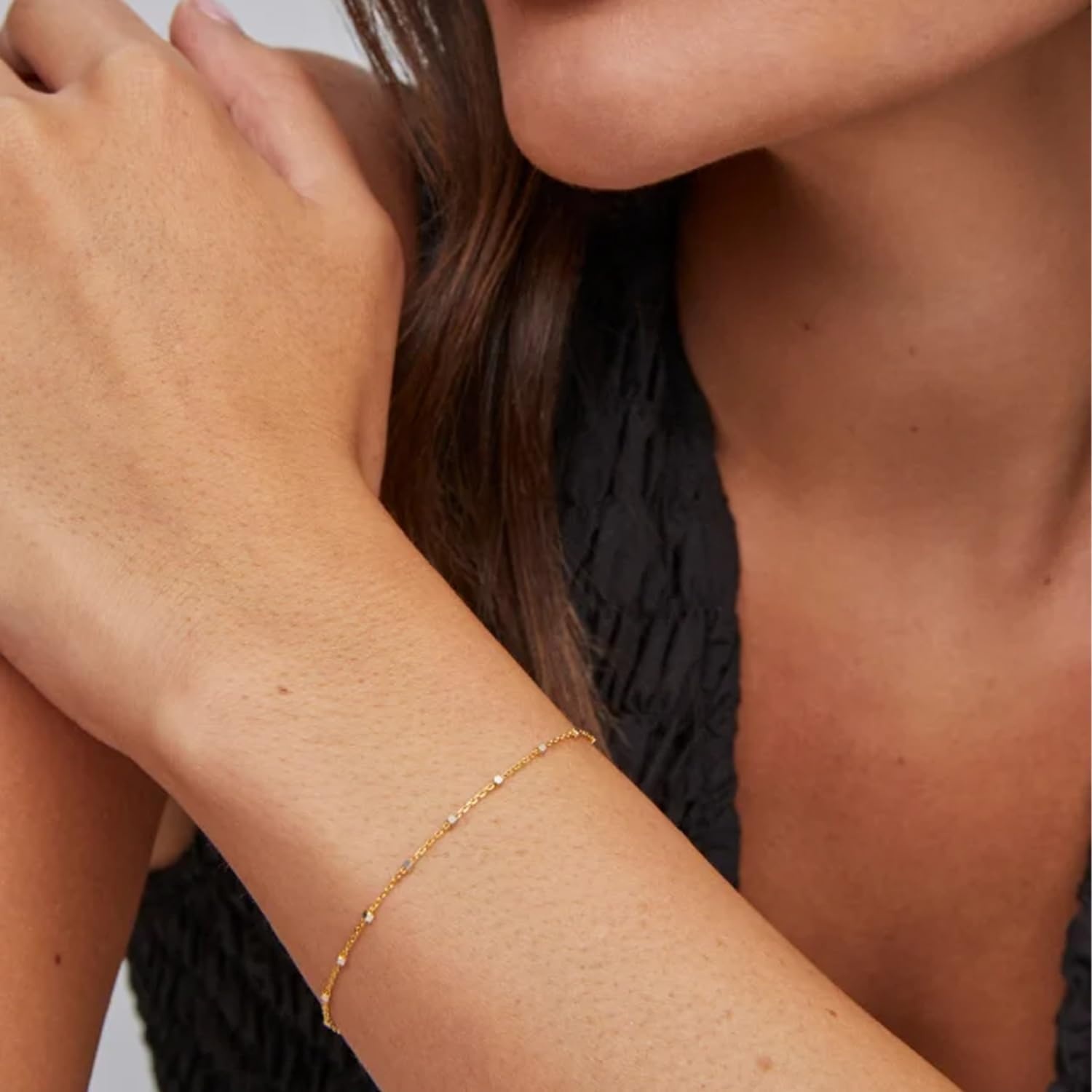 image:imageKendra Scott Single Satellite Chain Bracelet18K GOLD VERMEIL