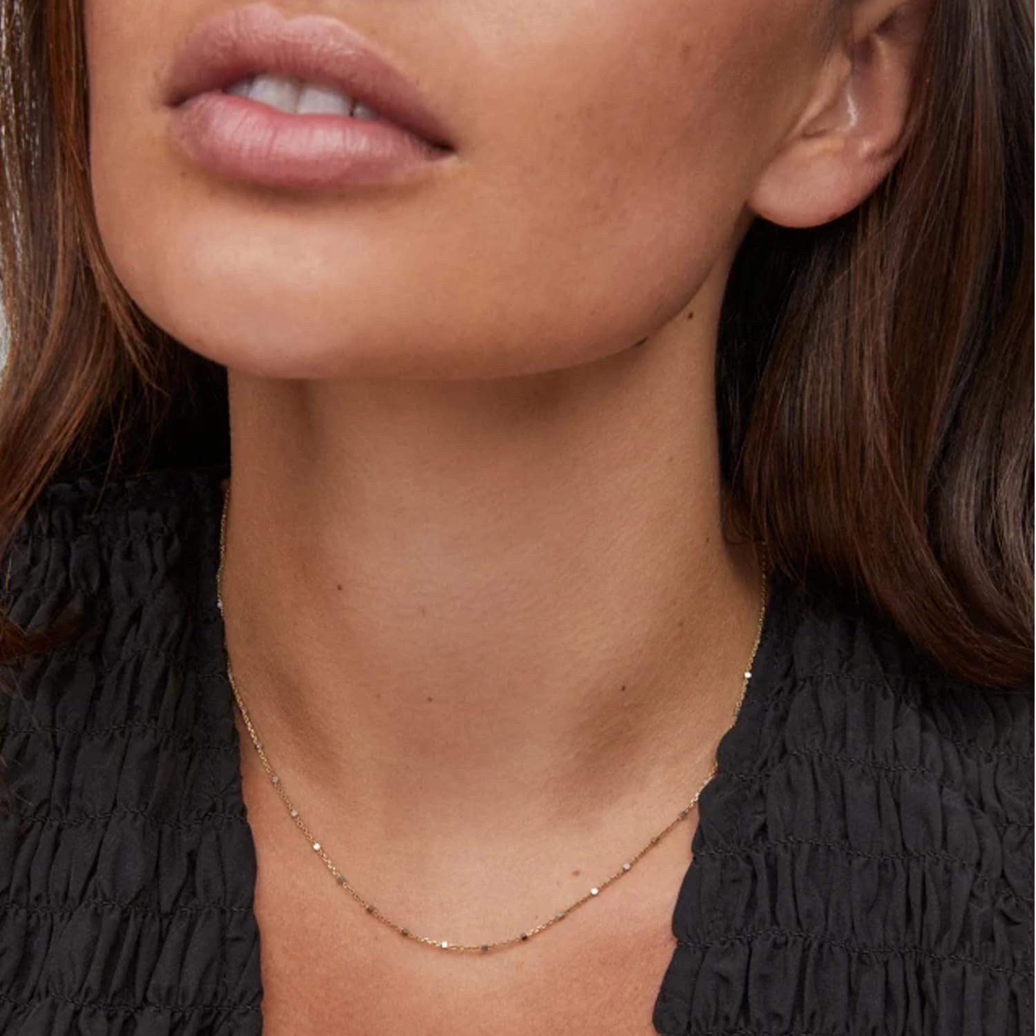image:imageKendra Scott Single Satellite Chain Necklace18K GOLD VERMEIL