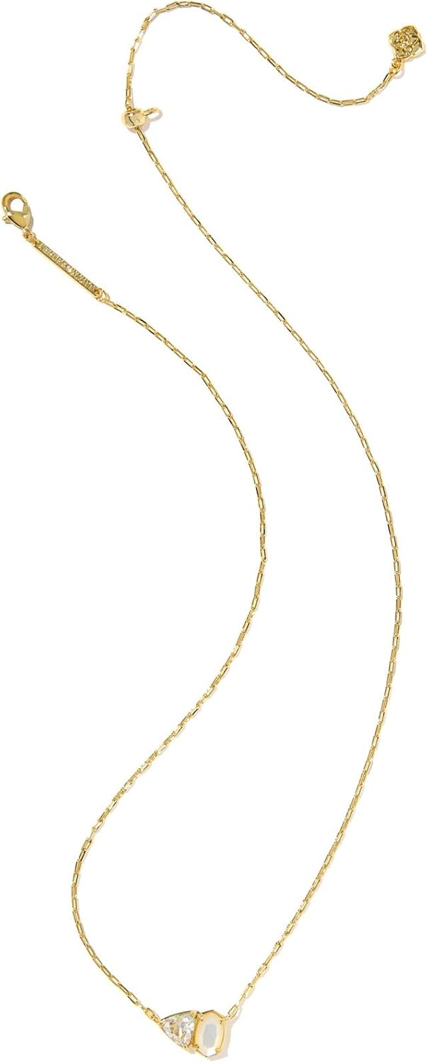 image:imageKendra Scott Tatum Short Pendant Necklace Fashion Jewelry for WomenGOLD NEUTRAL MIX