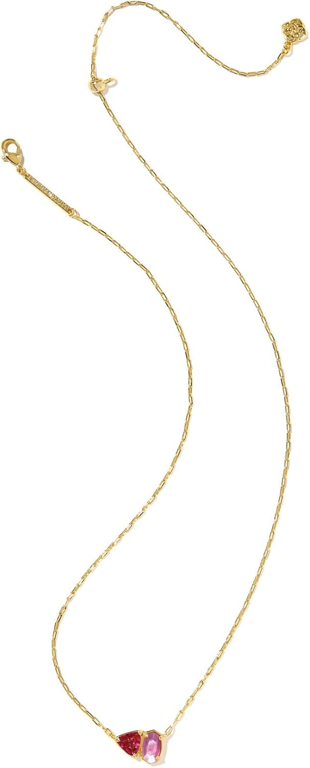 image:imageKendra Scott Tatum Short Pendant Necklace Fashion Jewelry for WomenGOLD PINK MIX
