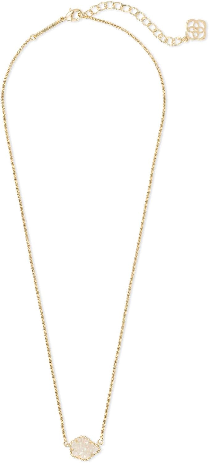 image:imageKendra Scott Tess Pendant Necklace for Women Fashion JewelryGOLD IRIDESCENT DRUSY