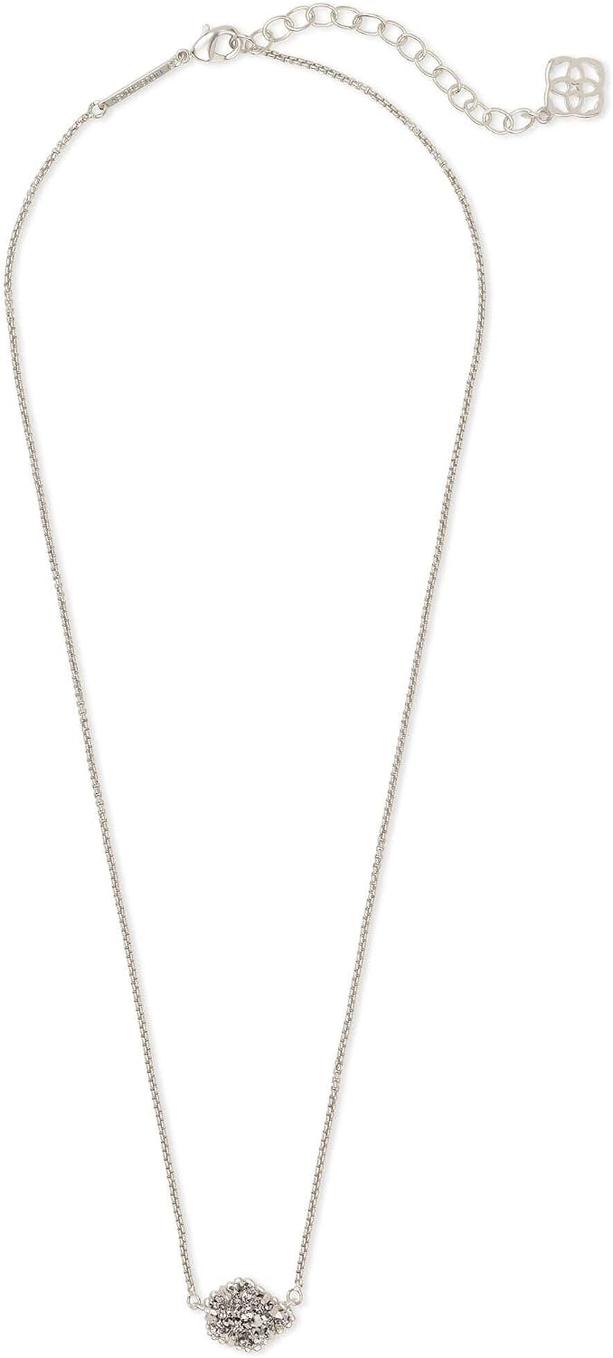 image:imageKendra Scott Tess Pendant Necklace for Women Fashion JewelryRHODIUM PLATINUM DRUSY