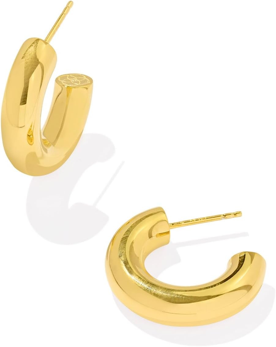 image:imageKendra Scott Tube Hoop Earrings Fine Jewelry for Women18K GOLD VERMEIL