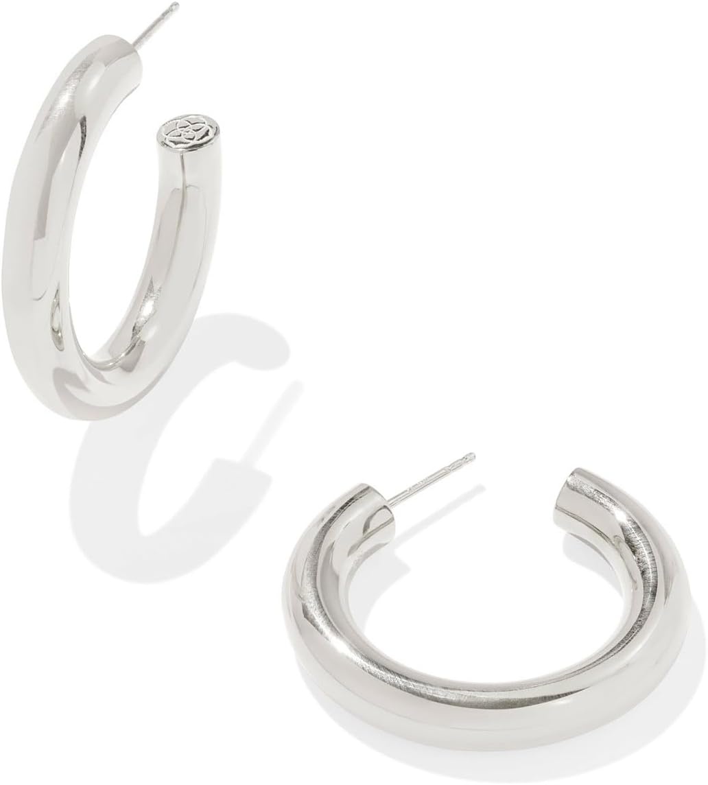 image:imageKendra Scott Tube Hoop Earrings Fine Jewelry for WomenSTERLING SILVER