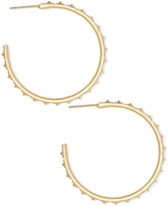 image:imageKendra Scott Veronica Hoop EarringsGOLD IRIDESCENT CRYSTAL