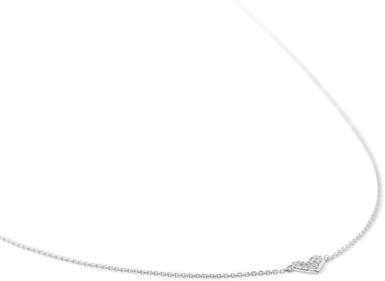 image:imageKendra Scott White Diamond Heart Pendant Necklace in 14k Gold Fine Jewelry for Women14K WHITE GOLD CRYSTAL CLEAR DIAMOND
