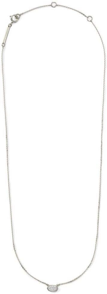 image:imageKendra Scott White Diamond Marisa Pendant Necklace in 14k Gold Fine Jewelry for Women14K WHITE GOLD CRYSTAL CLEAR DIAMOND