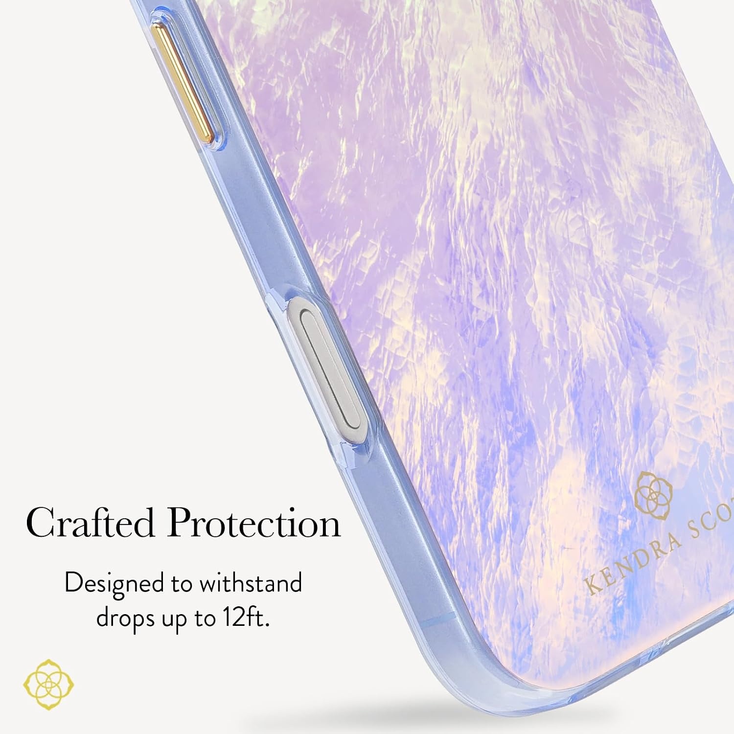 image:imageKendra Scott iPhone 17e16e151413 Case Compatible with MagSafe Designer Phone Case Raspberry PearlBlue Pearl