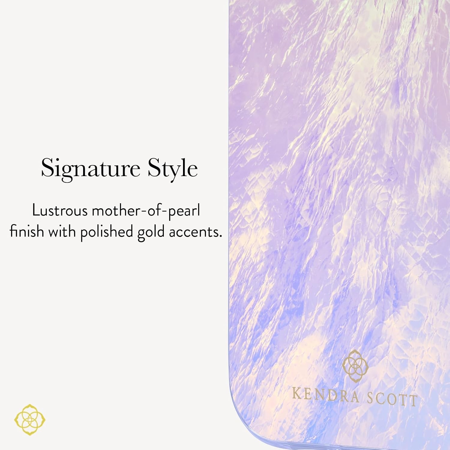 image:imageKendra Scott iPhone 17e16e151413 Case Compatible with MagSafe Designer Phone Case Raspberry PearlBlue Pearl