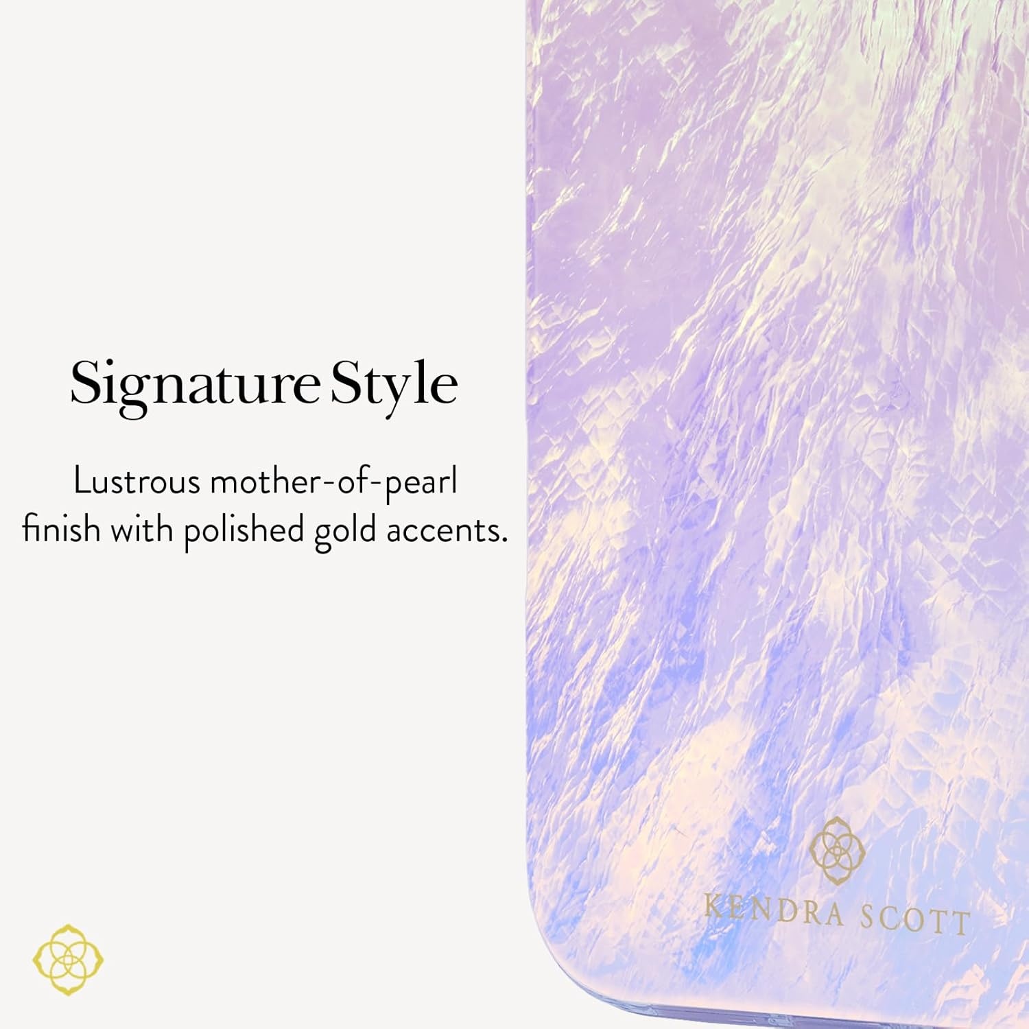 image:imageKendra Scott iPhone 17e16e151413 Case Compatible with MagSafe Designer Phone Case Raspberry PearlBlue Pearl