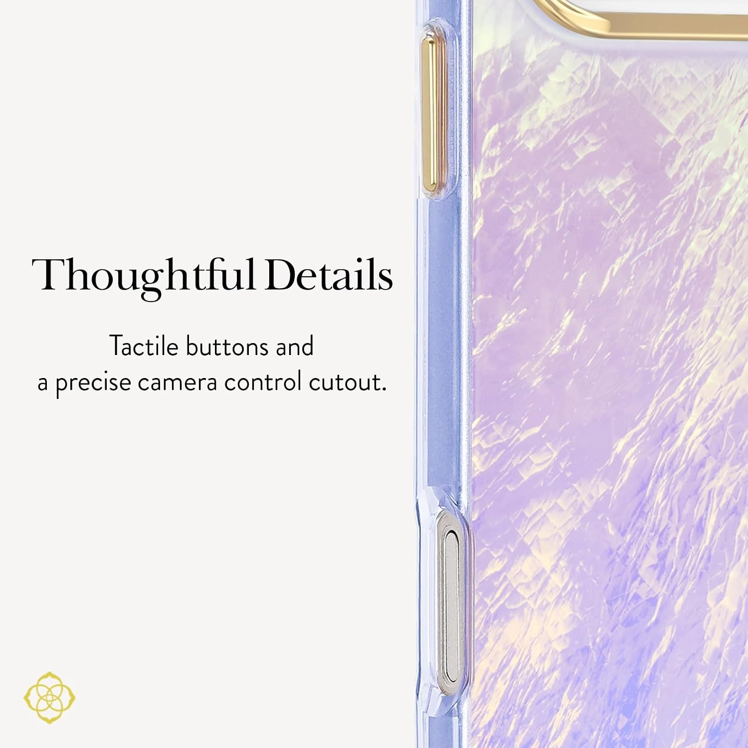 image:imageKendra Scott iPhone 17e16e151413 Case Compatible with MagSafe Designer Phone Case Raspberry PearlBlue Pearl