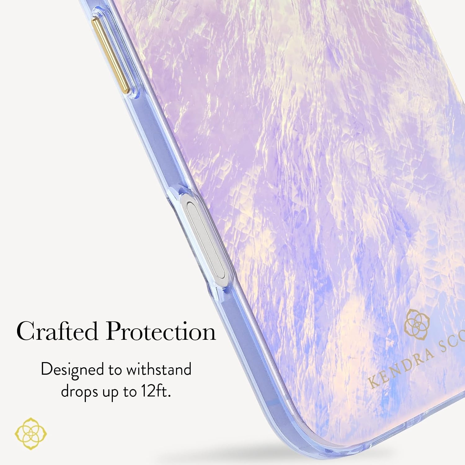 image:imageKendra Scott iPhone 17e16e151413 Case Compatible with MagSafe Designer Phone Case Raspberry PearlBlue Pearl