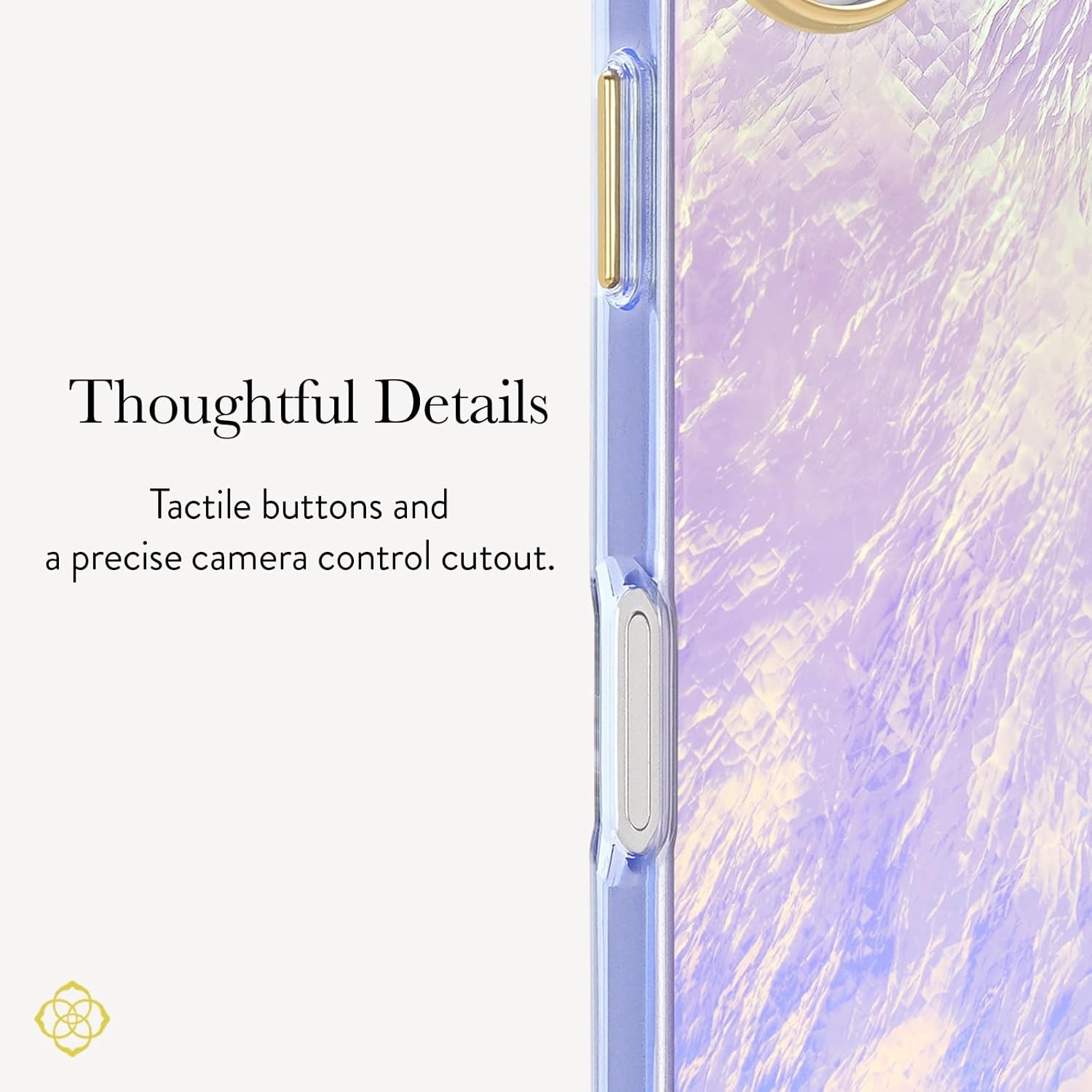 image:imageKendra Scott iPhone 17e16e151413 Case Compatible with MagSafe Designer Phone Case Raspberry PearlBlue Pearl