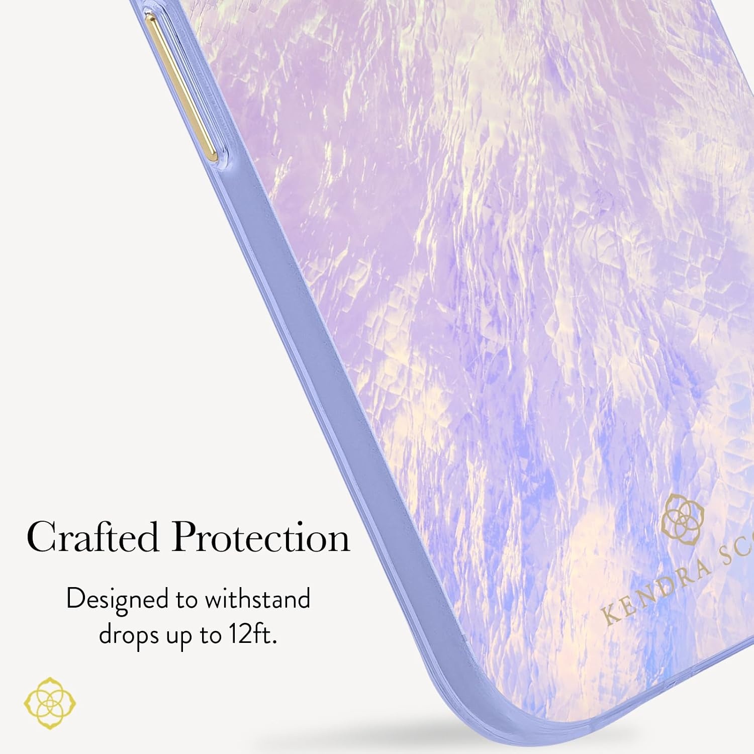 image:imageKendra Scott iPhone 17e16e151413 Case Compatible with MagSafe Designer Phone Case Raspberry PearlBlue Pearl