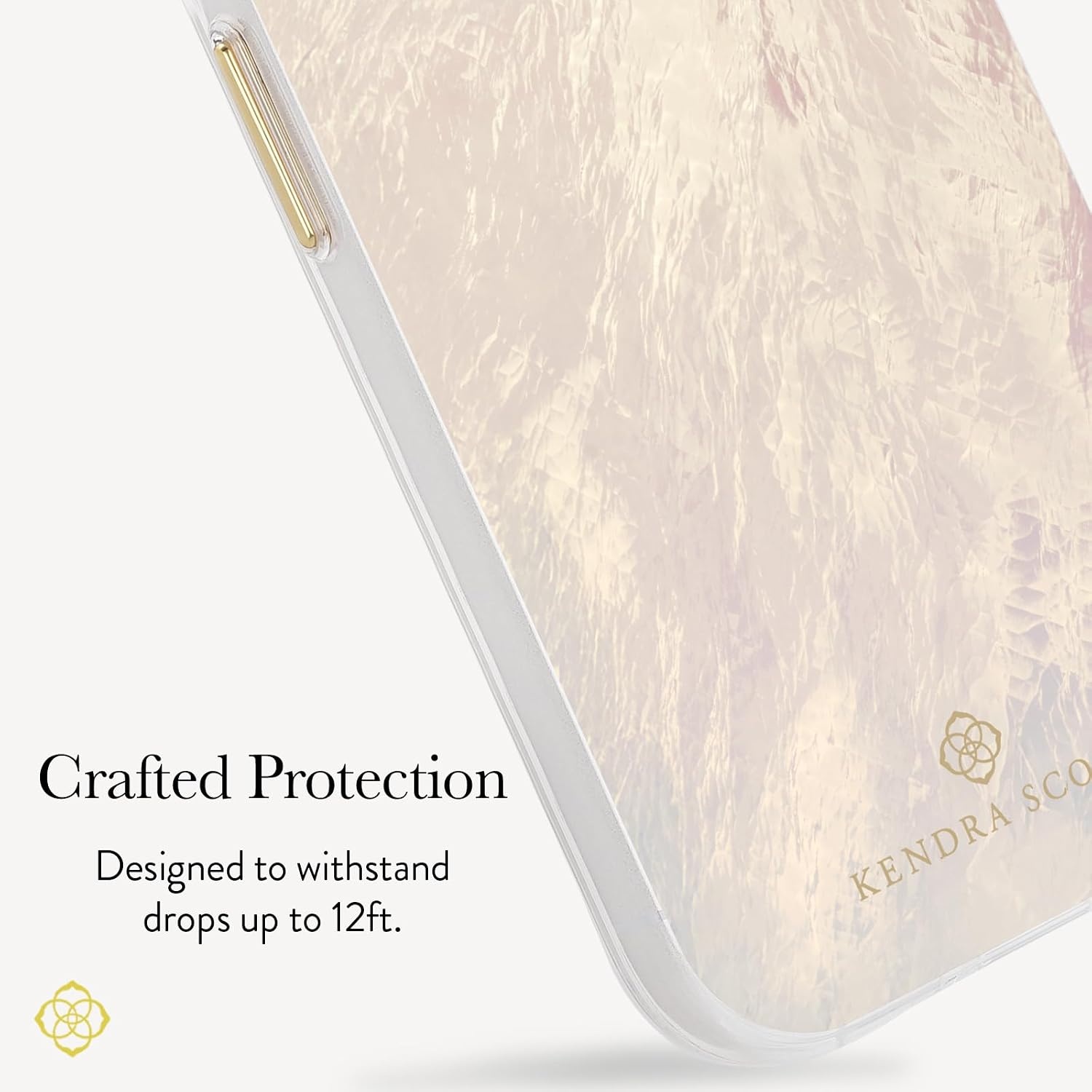image:imageKendra Scott iPhone 17e16e151413 Case Compatible with MagSafe Designer Phone Case Raspberry PearlCream Pearl