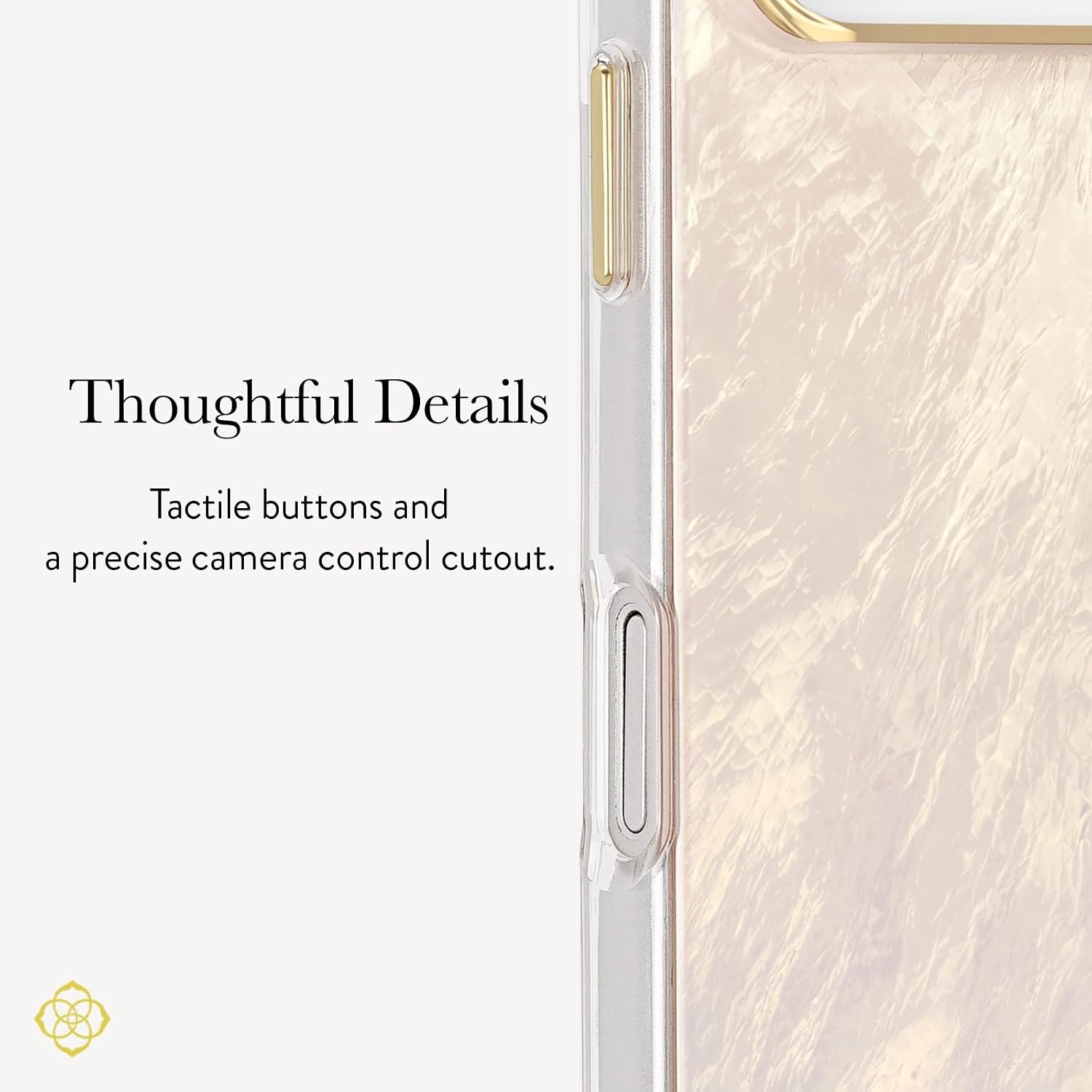 image:imageKendra Scott iPhone 17e16e151413 Case Compatible with MagSafe Designer Phone Case Raspberry PearlCream Pearl