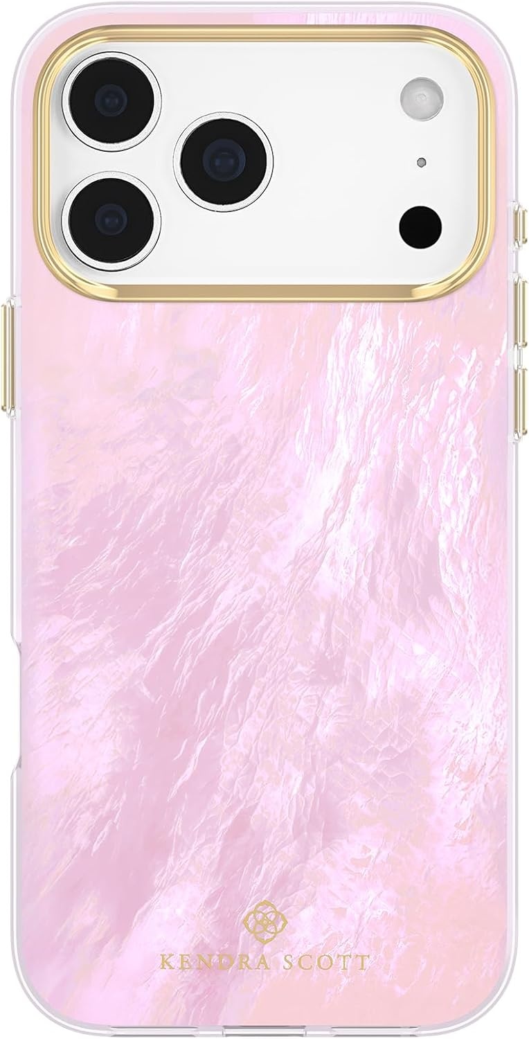 image:imageKendra Scott iPhone 17e16e151413 Case Compatible with MagSafe Designer Phone Case Raspberry PearlPink Pearl