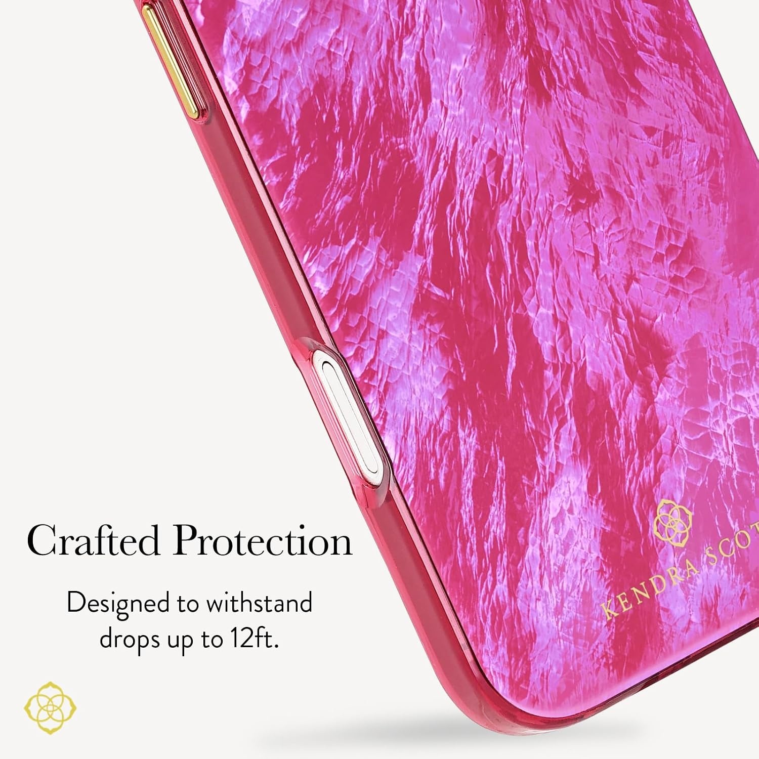 image:imageKendra Scott iPhone 17e16e151413 Case Compatible with MagSafe Designer Phone Case Raspberry PearlRaspberry Pearl