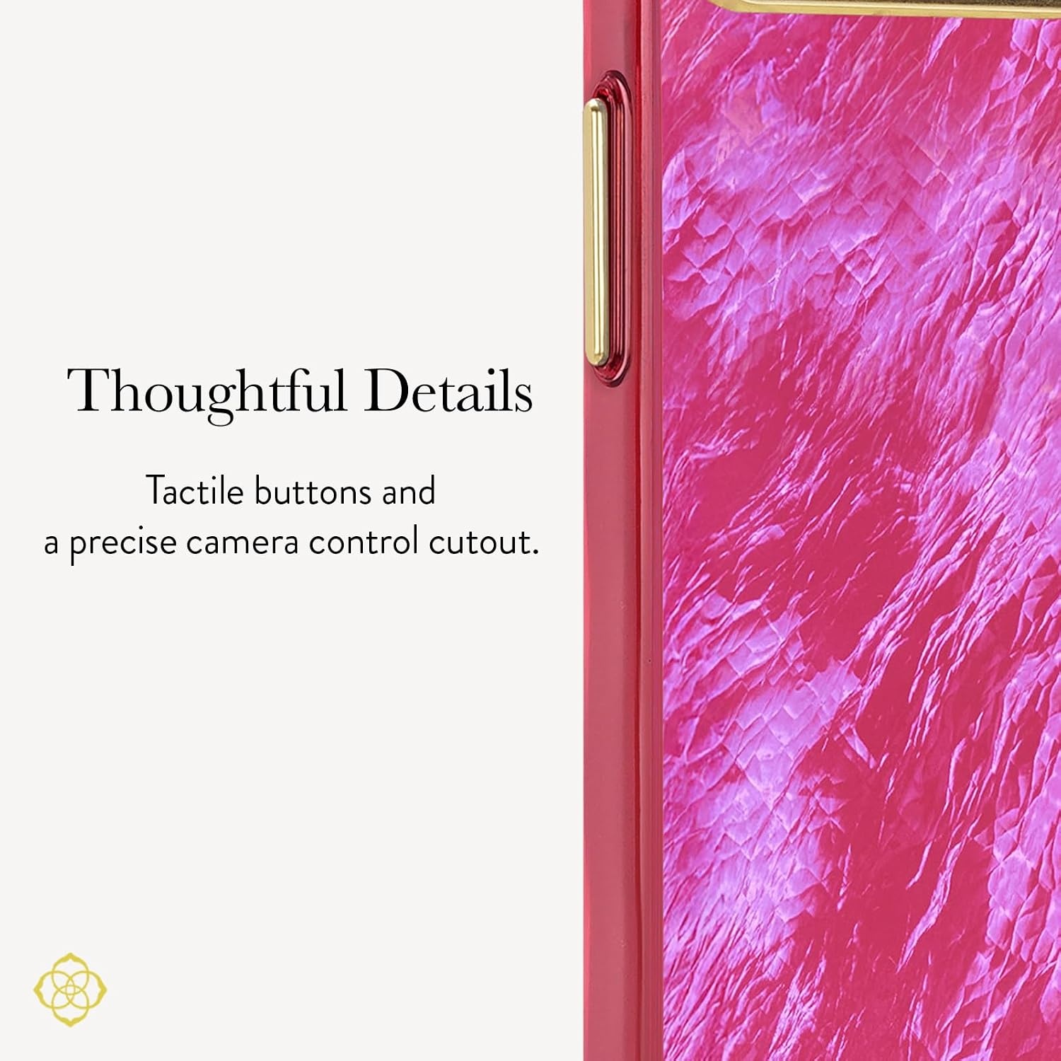 image:imageKendra Scott iPhone 17e16e151413 Case Compatible with MagSafe Designer Phone Case Raspberry PearlRaspberry Pearl