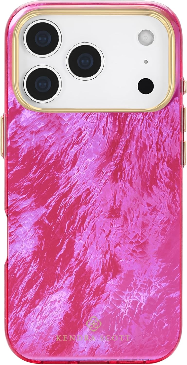 image:imageKendra Scott iPhone 17e16e151413 Case Compatible with MagSafe Designer Phone Case Raspberry PearlRaspberry Pearl